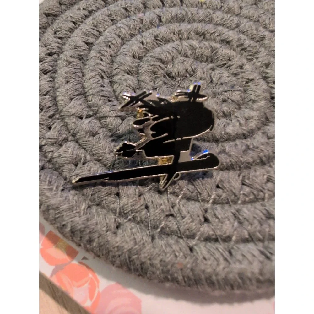 Lapel Pin Motorcycle‎ Bike week bike club kamikaze? Japanese Letter logo